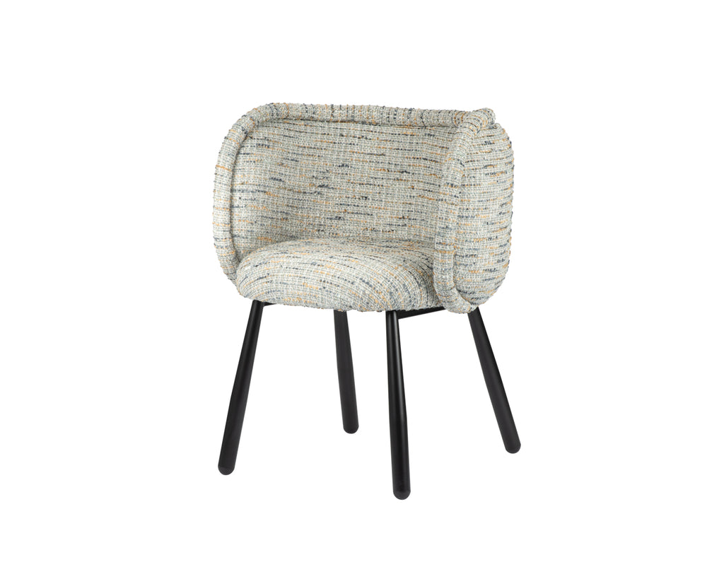 Eetkamerstoel Panda Blauw de Coco